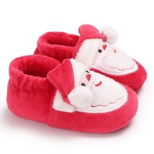 Infant toddler Anti-Slip Foot Socks Christmas boots Warm Slippers baby shoes
