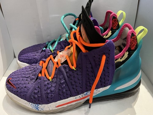 Nike Lebron XVIII 18 Best of 10-18 Psychic Purple DM2813-500 Mens Shoes Size 9 - Picture 2 of 9