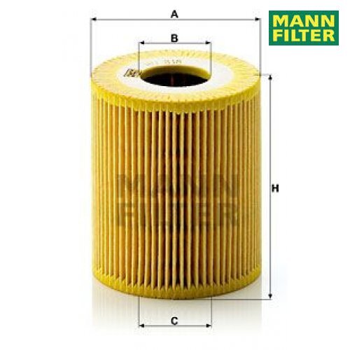 ÖLfilter MANN-FILTER HU818X FüR Bmw 5Er 5Er Touring 3Er 7Er-image