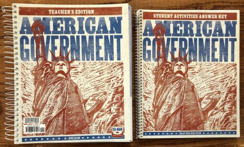 BJU Press American Government Third Edition Teachers Edition & Activity Answers