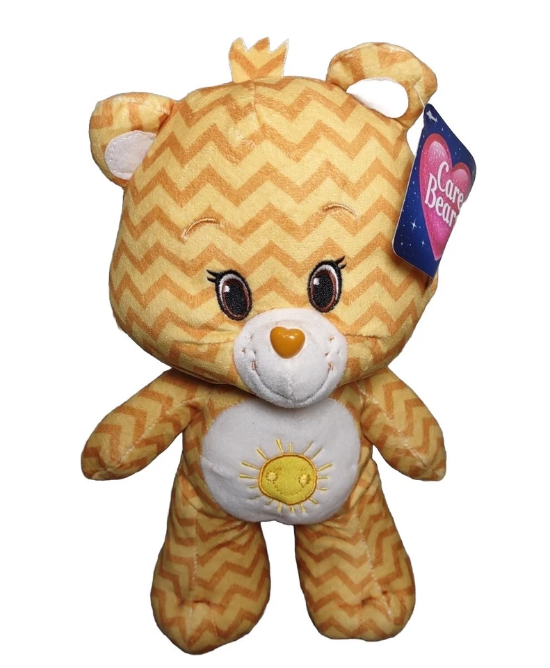Lote de 2 Care Bears 13" Funshine and Lollipops Chevron Peluche ~ Kellytoy 2017 Nuevo con Etiquetas Foto 3 de 4