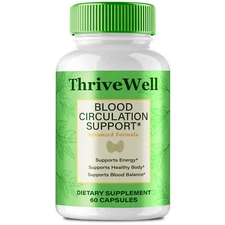 Thrive Well Capsules, Advanced Healthy Circulation & Stable Levels 60ct
