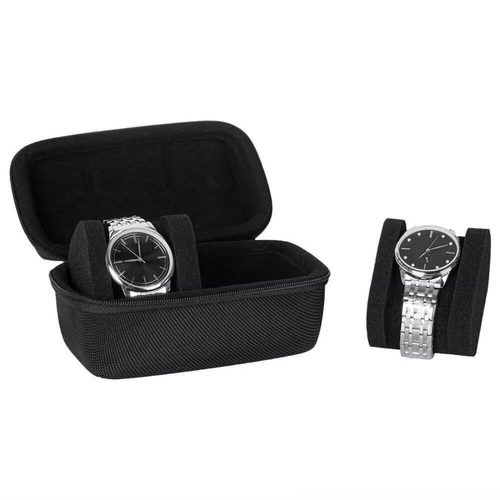 Portable Watch Storage Box Collector Travel Wrist Watch Organizer Case Holder - Picture 2 of 6