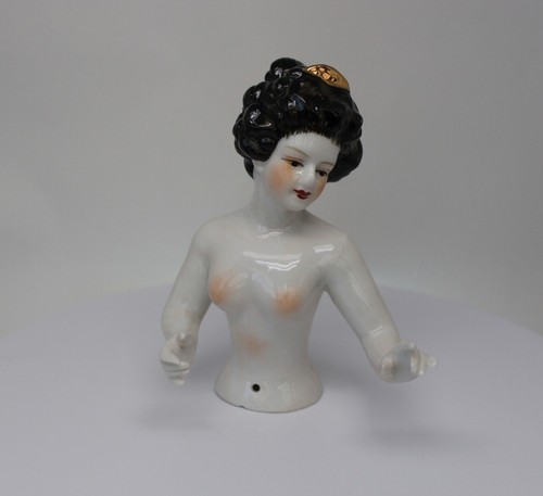 Half doll Marchioness Sexy Half Doll Pincushion Arms Away Art Deco Style Art Nou - Picture 12 of 12