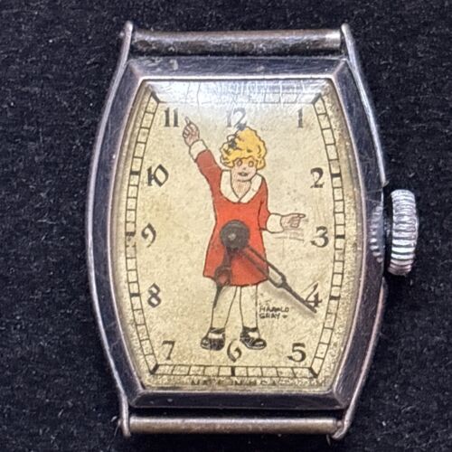 2 PC LOT ANTIQUE LITTLE ORPHAN ANNIE Vintage Watches - Picture 3 of 7