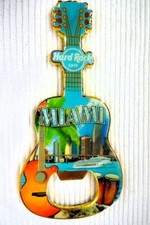 1 Hard Rock Cafe Magnet  Bottle Opener Miami a