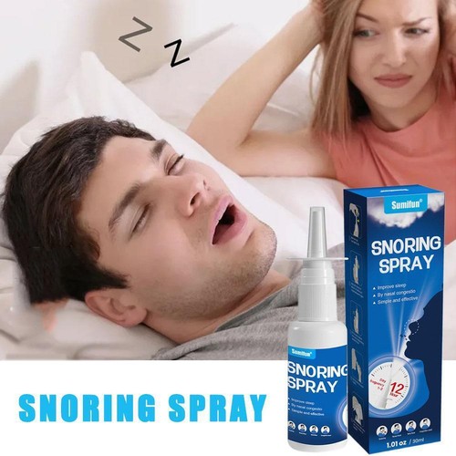 Spray antirronquidos 30 ml dejar de roncar alivio de garganta mejor dormir G5Z6 - Imagen 2 de 11
