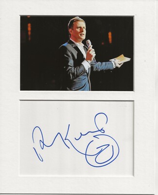Patrick Kielty Comedy signed original authentic Autogramm Unterschrift UACC RD COA