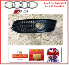 AUDI A3 S3 08-12 FL GENUINE O/S RIGHT FRONT BUMPER FOG LIGHT GRILL 8P0807682G9B9