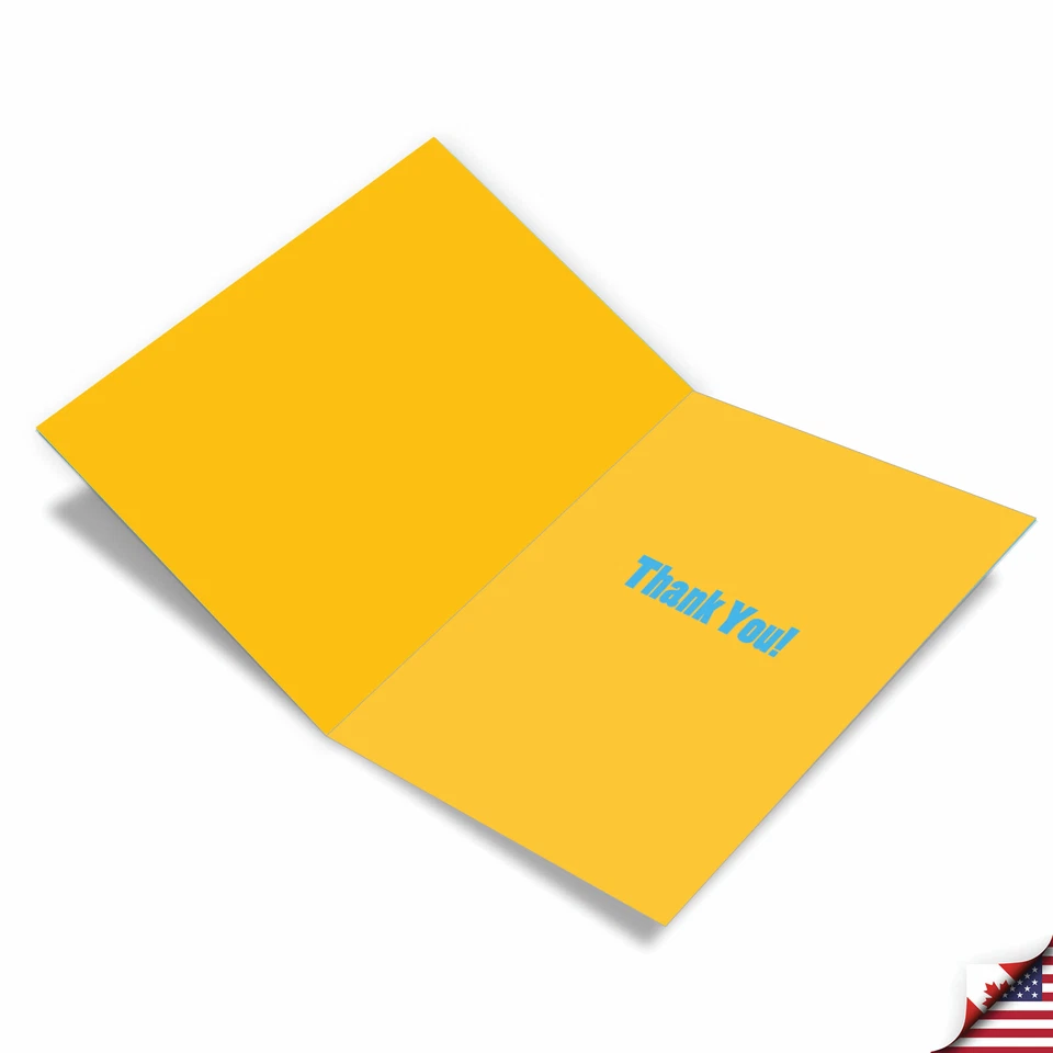1 tarjeta de felicitación de agradecimiento divertida grande - Jumbo gran tarjeta de agradecimiento J9689 Foto 3 de 4