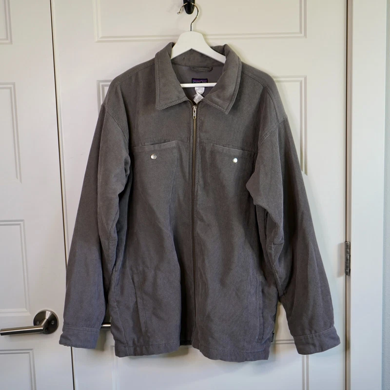 patagonia fleece lined shacket full zip outdoor jacket