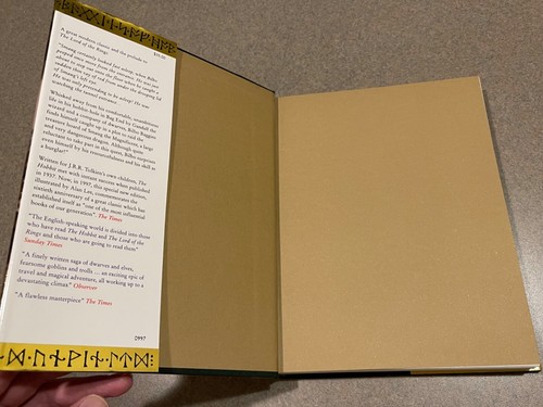 The Hobbit By J R R Tolkien SIGNED by Alan Lee (1997 Illustrated Hardcover) LotR - Foto 13 di 24