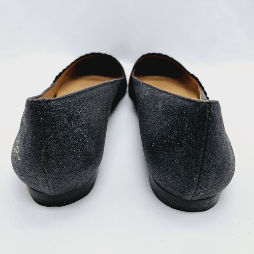 Ballerine Jack Rogers taglia 7 nere Caroline glitter bordi smerlati punta a punta - Foto 6 di 9