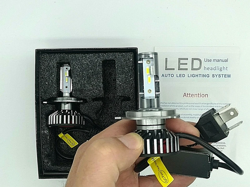 DAIHATSU APPLAUSE Lampade BiLed WHITE 6000° K H4 12V 20000Lm CANBUS NO ERROR - Immagine 2 di 4