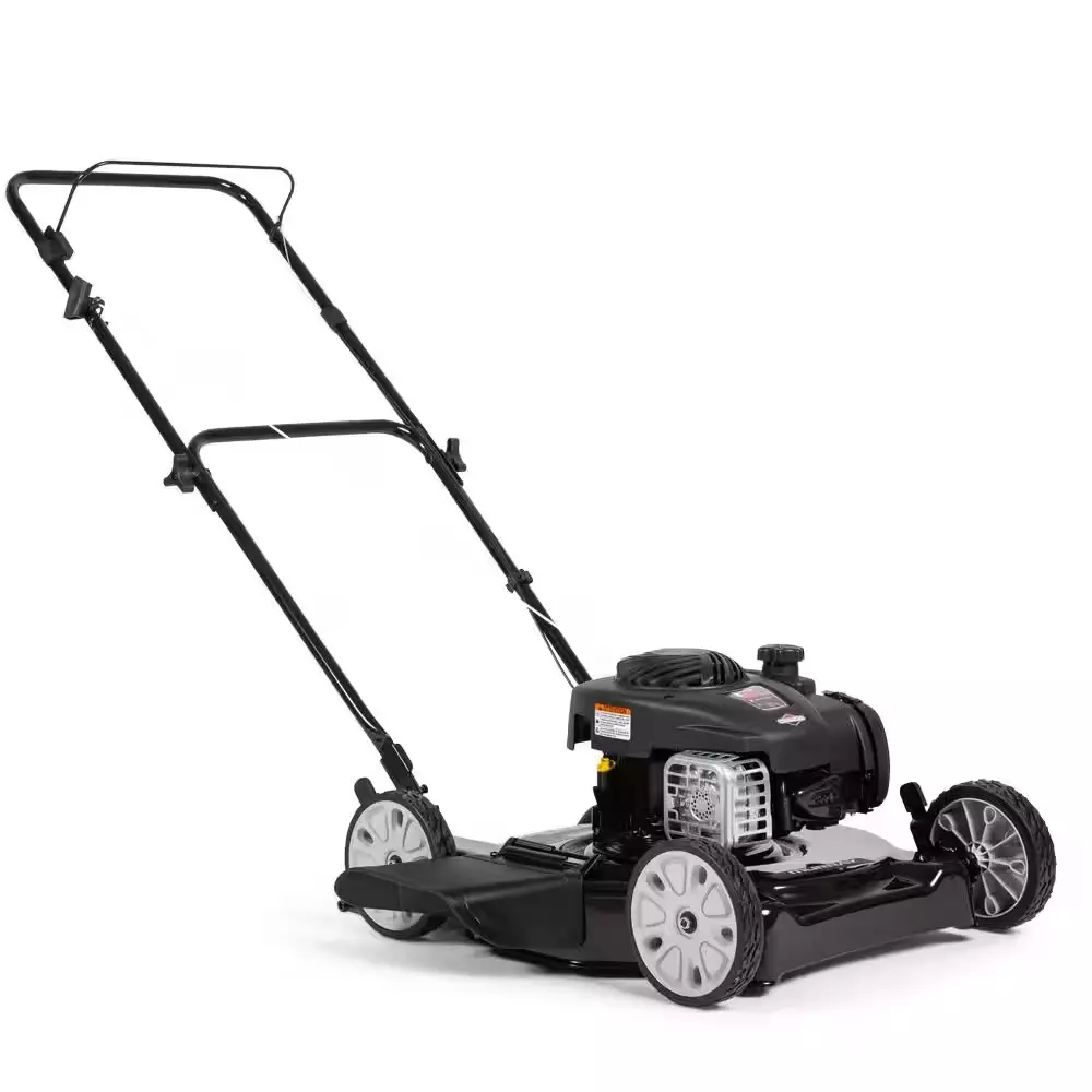 Push Lawn Mower 20 inch 125cc Gas Powered Walk Behind Manual Adjustable Height