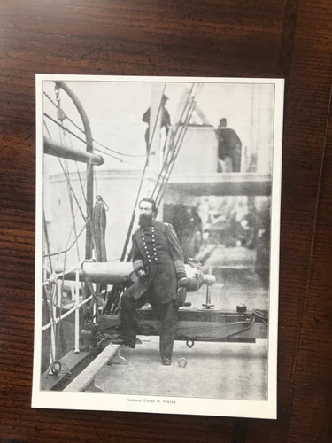Civil War Book Photo by Mathew Brady - ADMIRAL DAVID D. PORTER