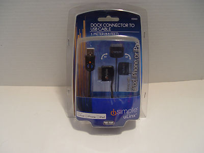New iSimple uLinx 40-Inch High Speed USB to Docking Connector Ipod Iphone IS9403