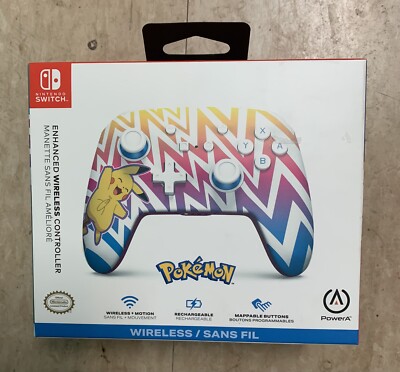 NEW - PowerA Enhanced Wireless Controller for Nintendo Switch Pokémon