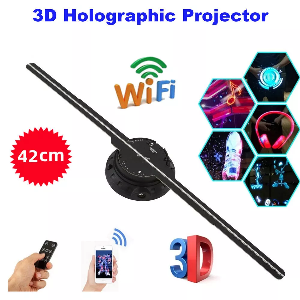 Holographic fan outlet