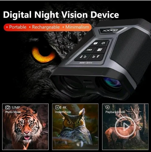 DOOCK 4K Night Vision Goggles - Upgrade Night Vision Binoculars