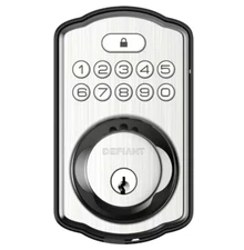 Defiant Electronic Deadbolt Single Cylinder Satin Nickel Finish 1007 756 871