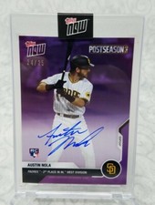 AUSTIN NOLA 2020 Topps Now MLB Postseason PURPLE RC AUTO #24 /25 (PS-63C)