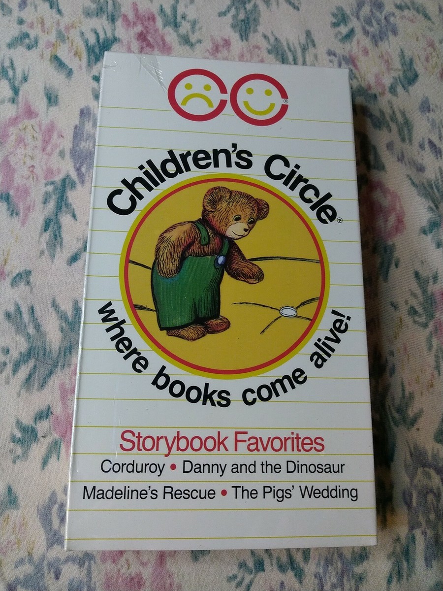 【VHS】Domestic child ビデオ2本セット　ドメチャ Children's Circle VHS Tape Corduroy Danny Dinosaur Madeline Pigs