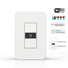 Smart Home Dimmer Light Switch WiFi in wall R...