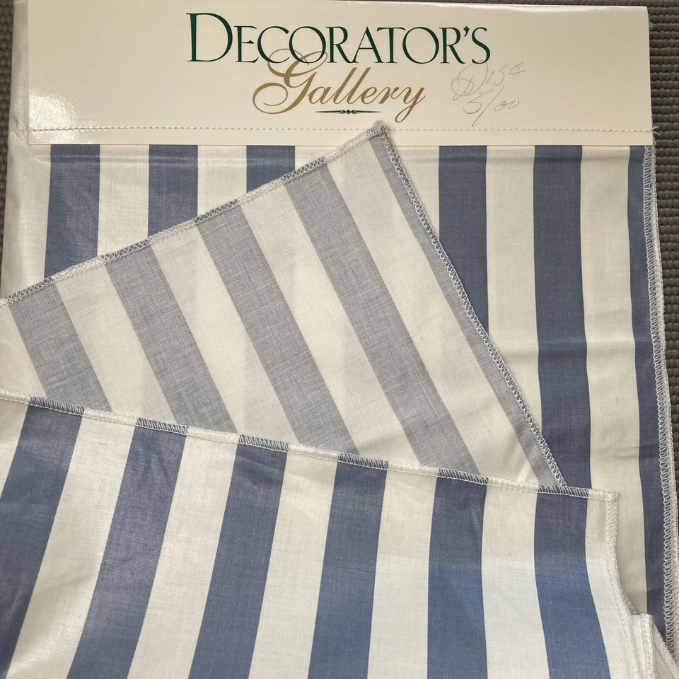 Muestra de tela de tapicería de galería decorativa panel de 26" 100 % algodón a rayas 2358 Foto 3 de 4