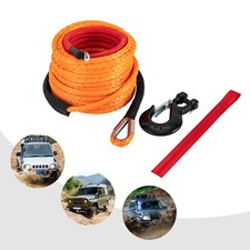 Synthetic Winch Rope Line Recovery Cable 19854 Lbs For Utv Jeep Winch 38 X60 Synthetic Winch Rope Line Recovery Cable 19854 Lbs For Utv Jeep Winch 38 X60