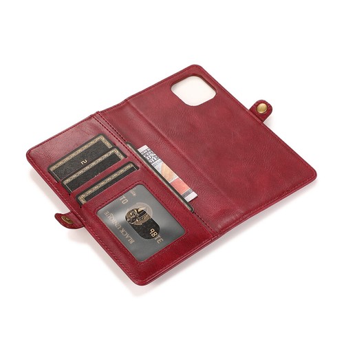 For iPhone 16/15/14/13/12/11 Pro Max Removable Wallet Case 2in1 Card Flip Cover - Picture 36 of 43