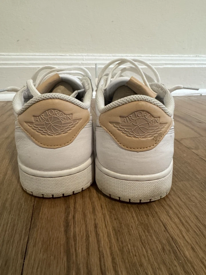 Nike x Air Jordan 1 Retro Low OG Premium 'Blanco Tostado' (905136-100) / EE. UU. 8 Foto 4 de 4