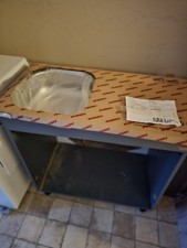 Küchenschrank-Set 80 cm mit Edelstahlspüle + Hängeschrank