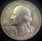 1976-S SILVER Washington Bicentennial Quarter BU UNCIRCULATED