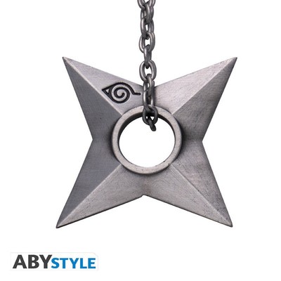 Naruto Shippuden Keychain 3D ''Shuriken Konoha''