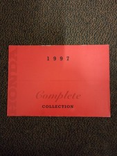 Honda 1997 Motorcycle Range Sales Brochure including Race Range . In English