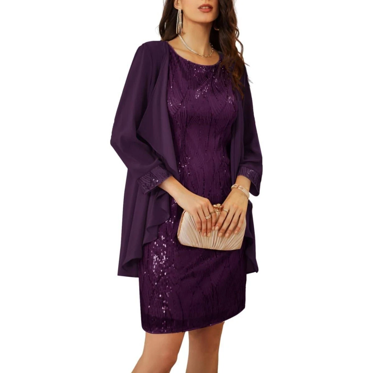 Women's Chiffon Dresses Jackets for sale | eBay