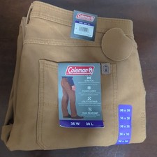 Coleman Men's Fleece Lined Bonded Utility Pants 36x30 NWT