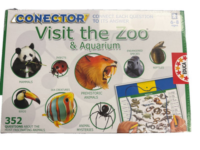 Educa Conector ''Visit the Zoo & Aquarium'' educational game for children