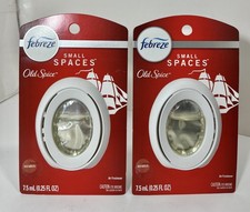 (2) FEBREZE Odor Fighter Small Spaces Air Freshener OLD SPICE 0.25 fl. oz. - NEW