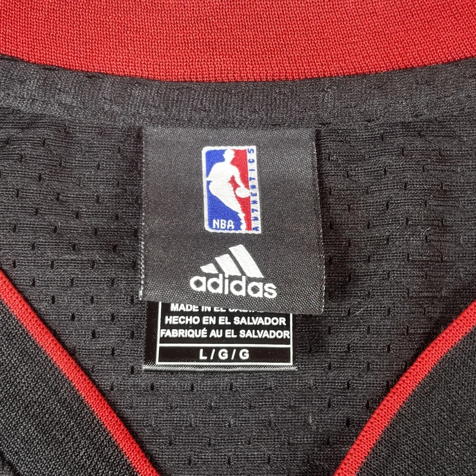 Miami Heat Jersey Mens Large NBA Basketball Dwyane Wade #3 Adidas Length +2 - Image 2 of 4