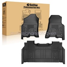 For 2019-2024 Dodge Ram 1500 New Body Crew Cab 3d Model Floor Mats Liners Tpe