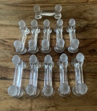 11 Portes Couteaux En Cristal De Baccarat Buste D’enfant À Chaque Extrémité 