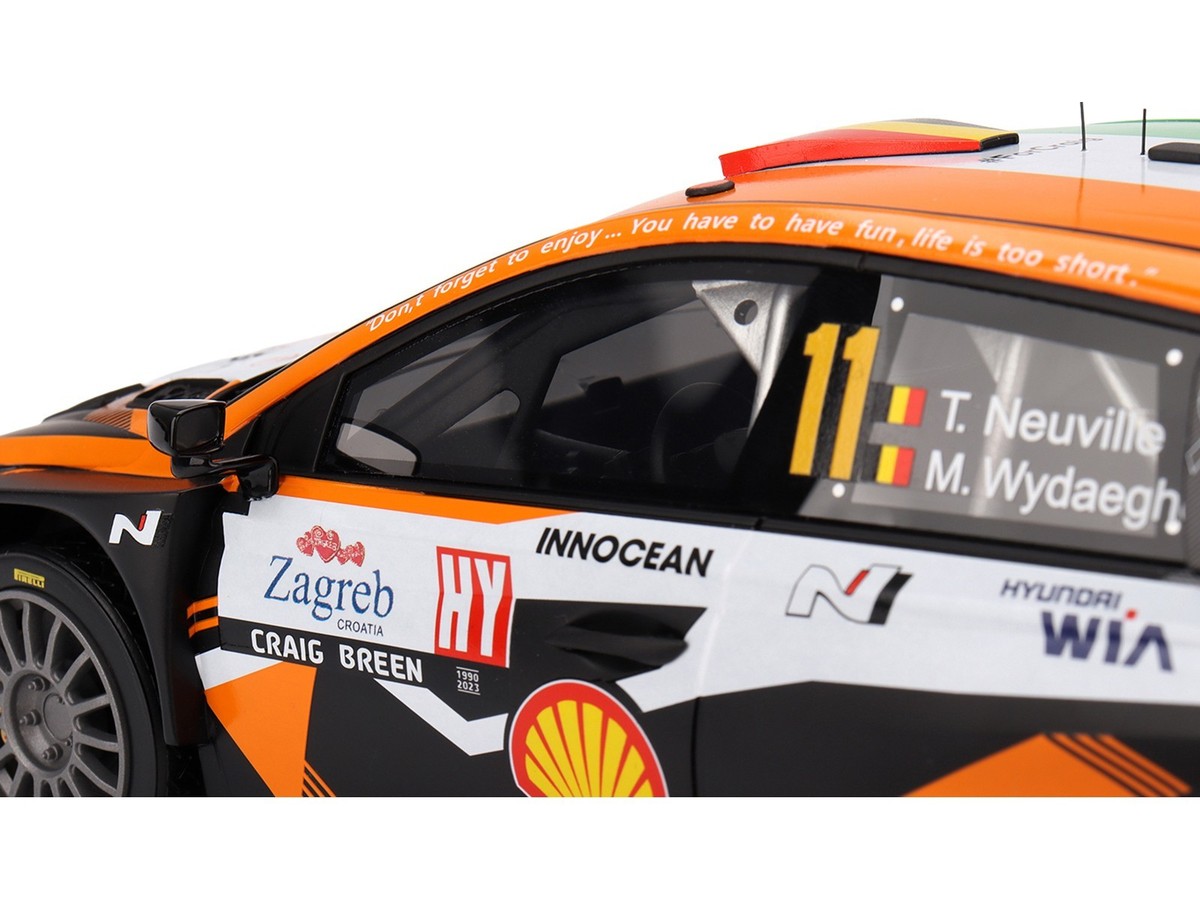HYUNDAI I20 N RALLY1 #11 WINNER RALLY CROATIA POWER STAGE 1/18 TOP