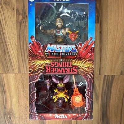 Mattel Stranger Things x MOTU He-Man & Vecna Set mit Axt & Schild