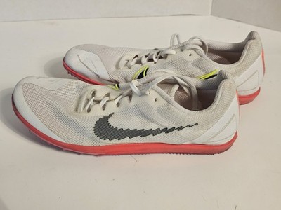 Nike Zoom Rival D Volt & Orange Racing Track Shoes Mens Sz 8  DM2334 100 RARE