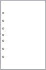 Classic Size Blank Pages, Sized and Punched with 7 Holes for 7-Ring Notebooks...