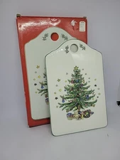 Nikko Christmastime Ceramic Snack/Cheese Board Made in Japan Vintage 9" x 5 3/4"