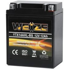 YTX14AHL-BS High Performance-Rechargeable-Sealed Motorcycle Battery Compatible