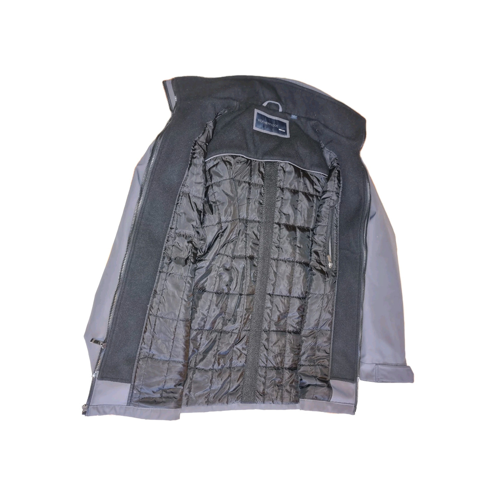Weatherproof Soft Shell Lined Dual Zip Jacket Gre… - image 2